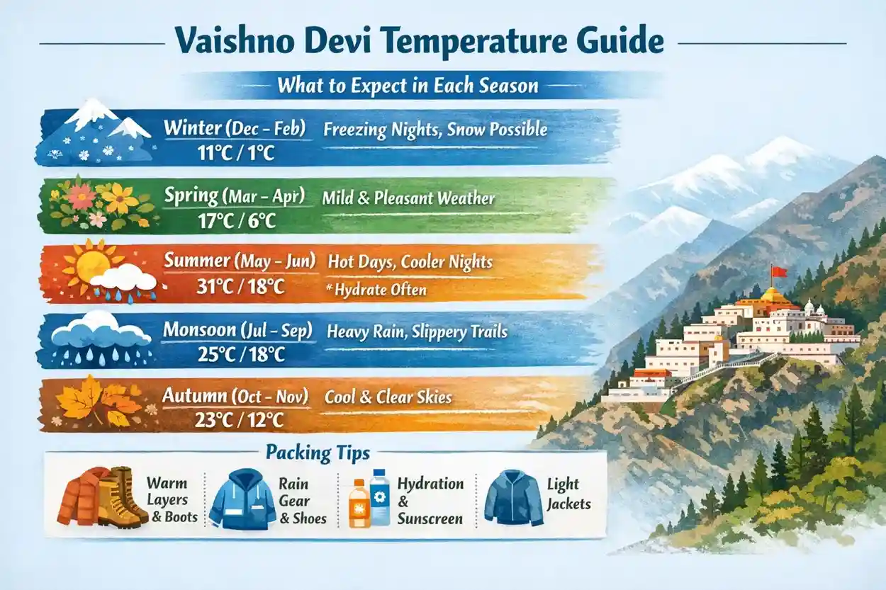 Vaishno Devi Temperature Guide
