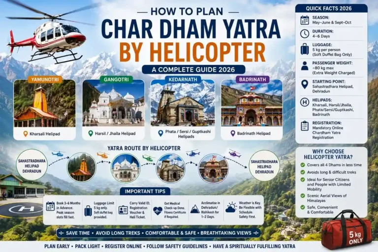 How to Plan Char Dham Yatra by Helicopter