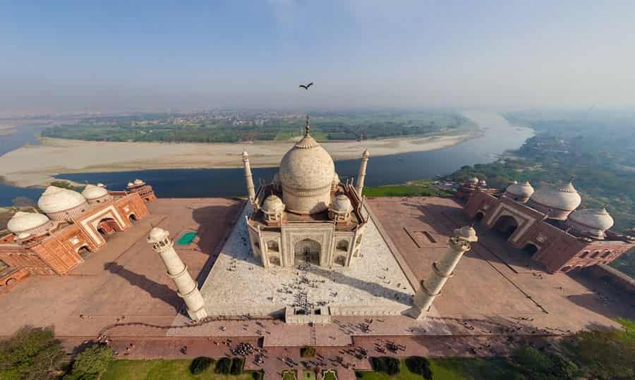 Taj Mahal Tour by Helicopter