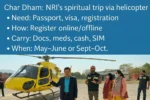 Char Dham Helicopter Yatra for NRIs