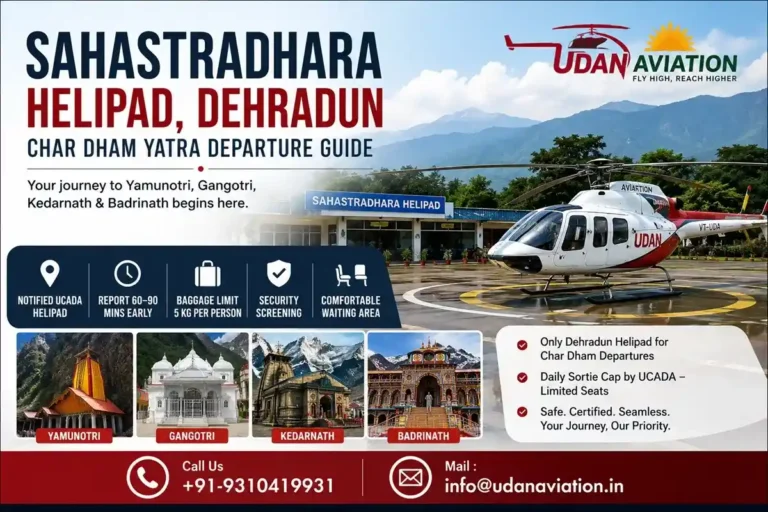 Sahastradhara Helipad – Gateway to the Chardham Yatra by Helicopter