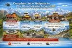List of Helipads for Char Dham Helicopter Services