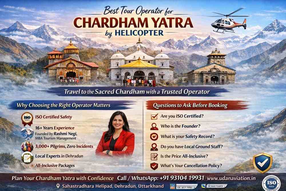 Best Tour Operator for Chardham Yatra by Helicopter