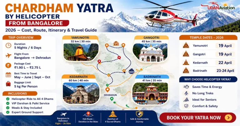 Chardham Yatra by Helicopter from Bangalore
