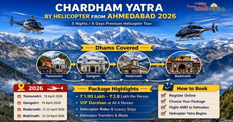 Chardham Yatra Package by Helicopter from Ahmedabad