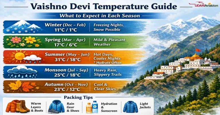 Vaishno Devi Temperature Chart