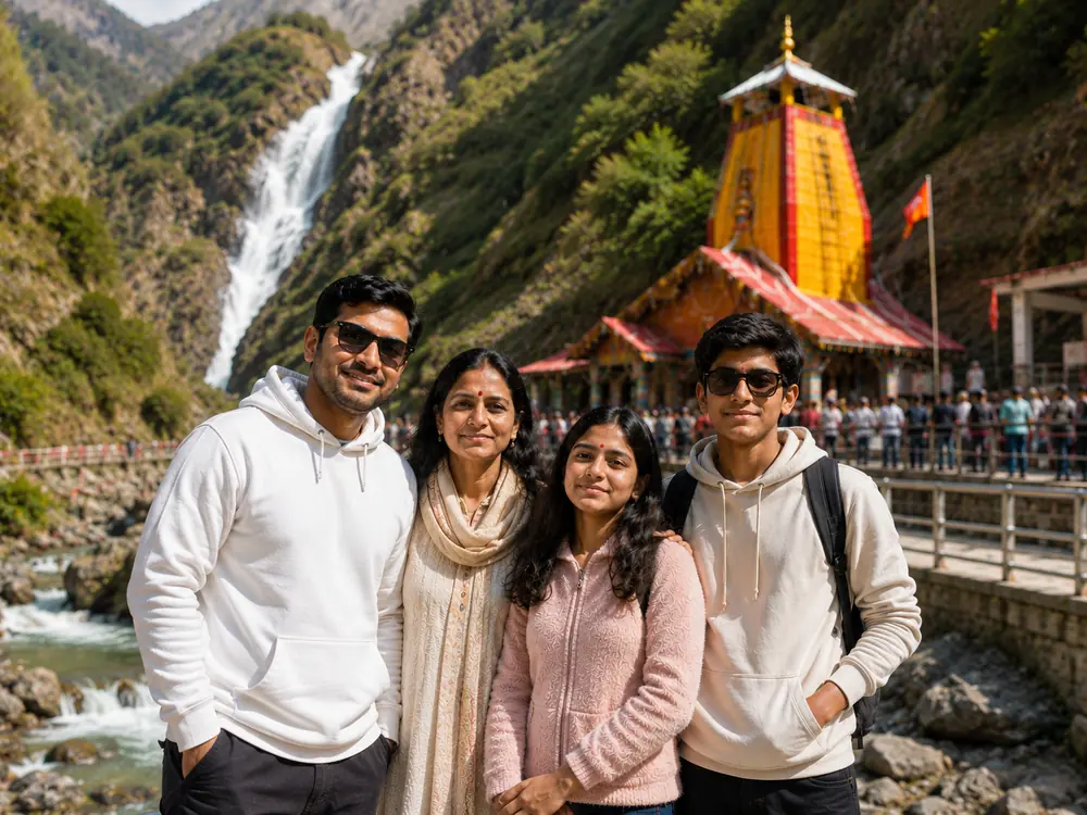 Char Dham family pilgrimage journey from Delhi with Udan Aviation