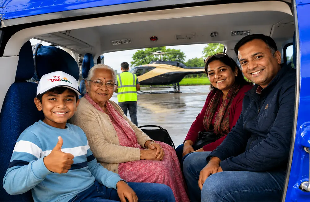 Udan Aviation customer journey with family and aviation travel