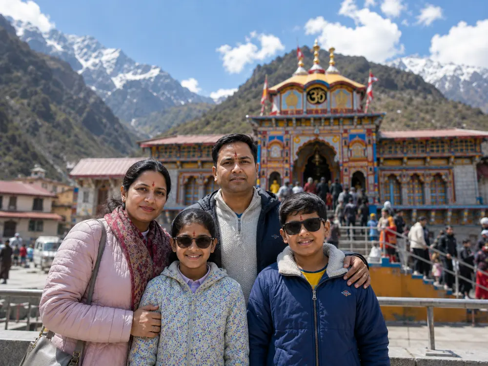 Family journey from Delhi to Badrinath with Udan Aviation
