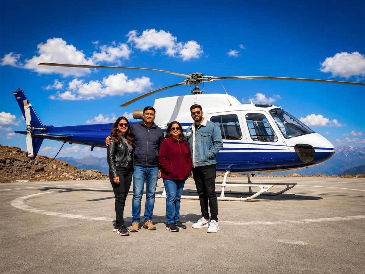 Dedicated private charter helicopter profile for executive aviation travel