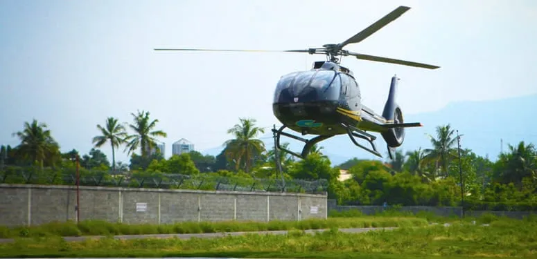 Helicopter Ride from Delhi to Bangalore