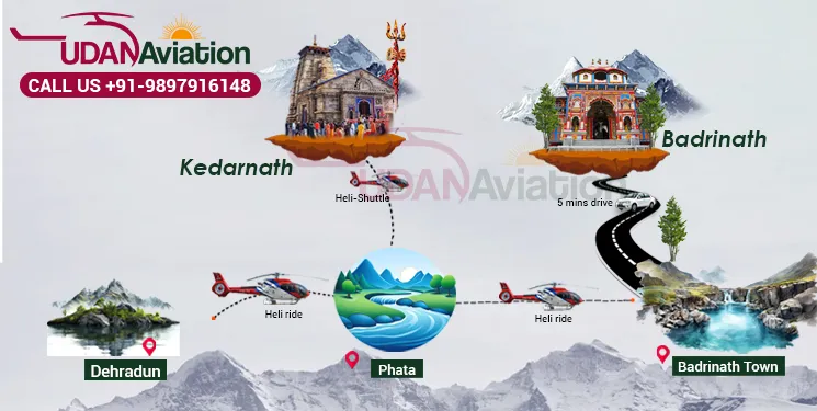 Badrinath Kedarnath Yatra by Helicopter